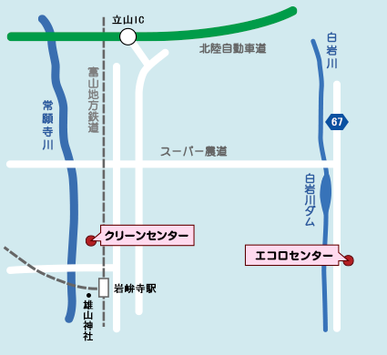 エコロセンター地図